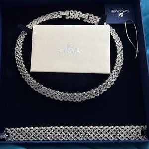 Swarovski Wedding/ prom necklace and bracelet